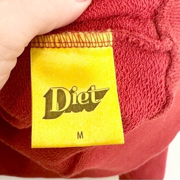 Diet Starts Monday Men's Medium DSM Cotton French Terry Graphic Hoodie - Picture 6 of 8